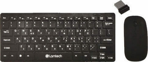 Lamtech LAM020854 Fără fir Set tastatură și mouse Greacă