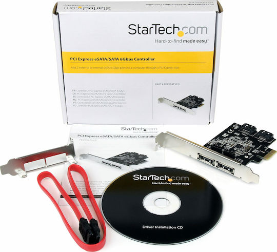 StarTech PCIe Karte mit 2 eSATA Anschlüssen