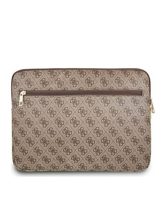 Guess Uptown Чанта Калъф за лаптоп 13" в Кафяв цвят