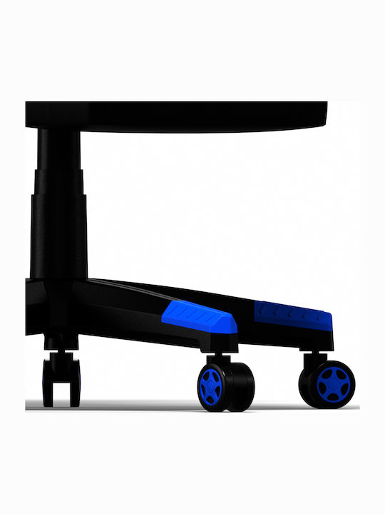 Oneray D0921F Scaun Gaming Din piele ecologică cu Suport pentru picioare Negru/Albastru