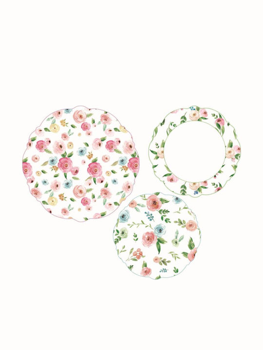 Cryspo Trio Primavera Multicolour Porcelain Dinnerware Set 18pcs