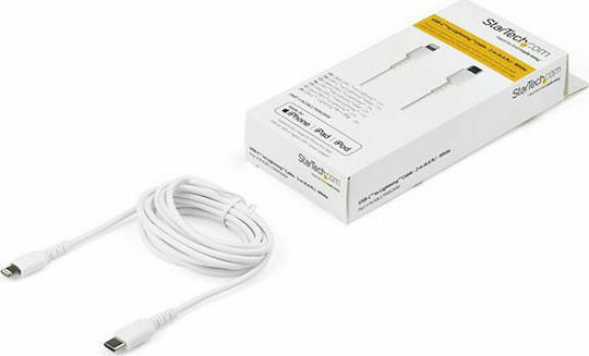 StarTech USB-C to Lightning Cable Λευκό 2m (RUSBCLTMM2MW)