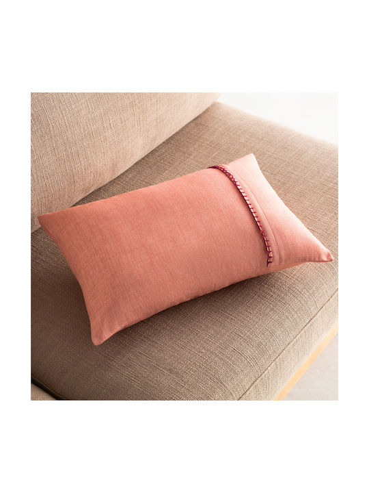 Gofis Home Διακοσμητική Μαξιλαροθήκη Chrome Red 930C/25 30x45εκ.