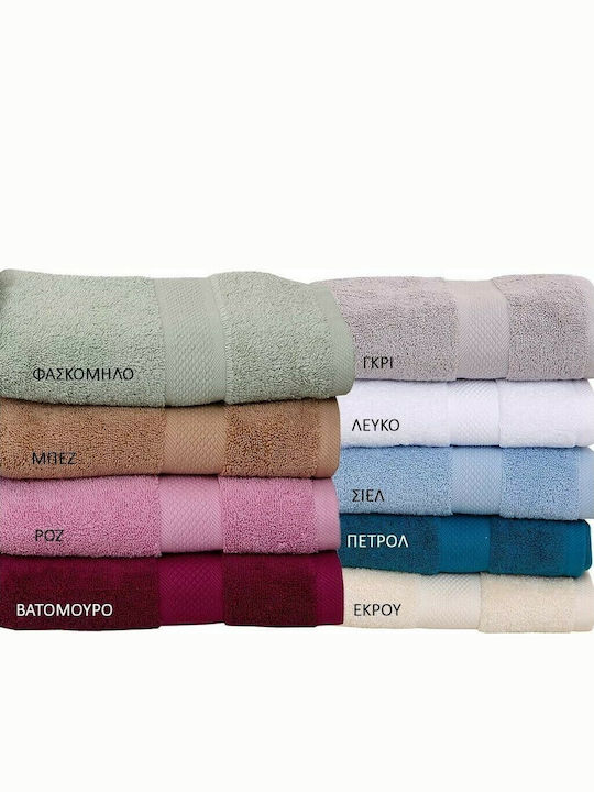 Viopros Handtuch Luxor 30x50εκ. Ciell Gewicht 600gr/m²