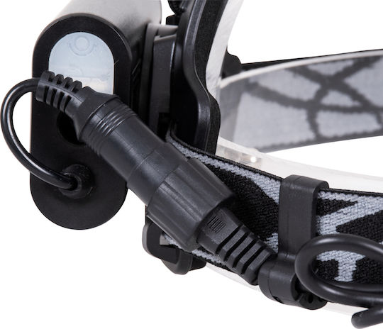 GloboStar Rechargeable Headlamp LED IP65 with Maximum Brightness 2500lm XML2-T6 Chip 25 Watt Black