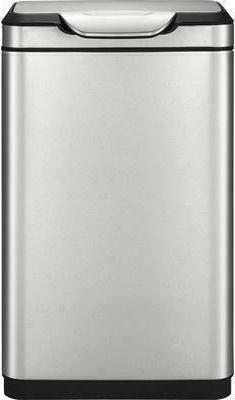 Eko Touch Waste Bin Recycling made of Stainless Steel Silver Matt 40lt 1pcs