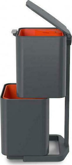 Joseph Joseph Plastic Grey 60L Waste Bin Joseph Joseph Plastic Grey 60L Waste Bin