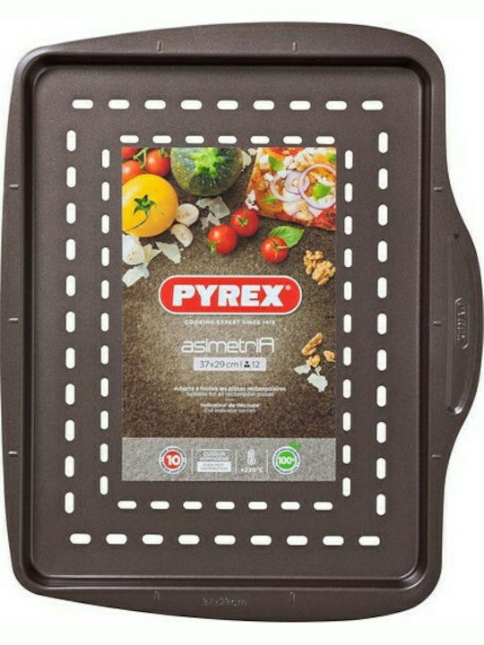 Pyrex Asimetria Baking Pan Pizza Aluminum with Non-stick Coating 37cm