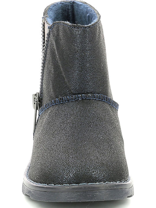 Kinderstiefeletten mit Reißverschluss Marineblau
