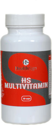 Health Sign Multivitamine für Energie & Unterstützung des Immunsystems 60 Mützen