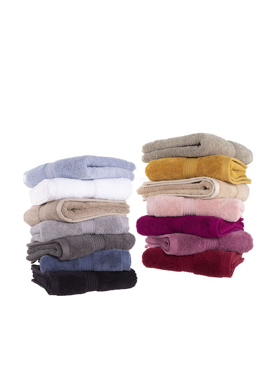 Nef-Nef Homeware Badehandtuch Aegean 80x160εκ. Sky Gewicht 705gr/m²