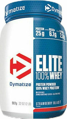 Dymatize Elite 100% Whey Πρωτεΐνη Ορού Γάλακτος Χωρίς Γλουτένη με Γεύση Rich Chocolate 942gr