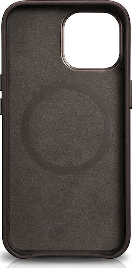 iCarer Oil Wax Back Cover Leather Coffee (iPhone 13 Pro)