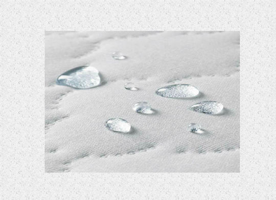 Ariete Protective Cover Semi-double Waterproof with Elastic Bands White 120x200cm