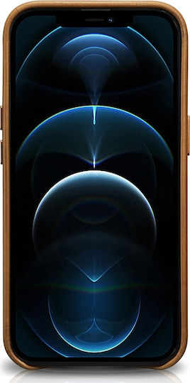 iCarer Oil Wax Back Cover Δερμάτινο Καφέ (iPhone 13 Pro Max)
