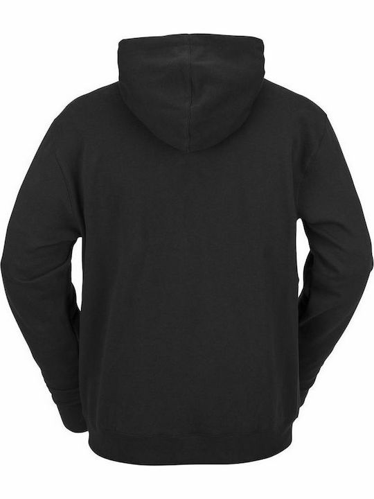 Volcom Insulate Men's Sweatshirt with Hood and Pockets Black