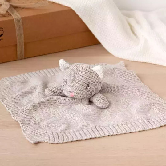 Kiokids Baby Cloth Friends Kitten Gray