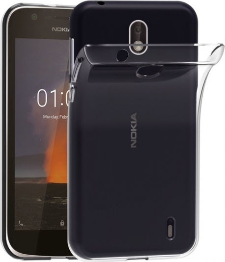 Back Cover Σιλικόνης Διάφανο (Nokia 1 Plus)