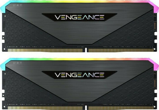 Corsair Vengeance RGB RT 32GB DDR4 RAM mit 2 Modulen (2x16GB) und Geschwindigkeit 4000 für Schreibtisch