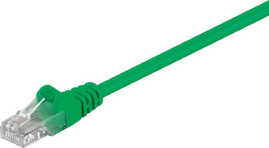 Goobay U/UTP Cat.5e Ethernet Network Cable 0.25m Green 1pcs