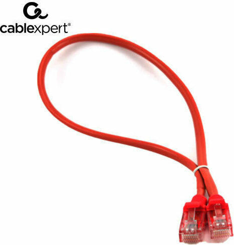 Cablexpert U/UTP Cat.5e (Gigabit) Network Cable Ethernet 0.5m Red