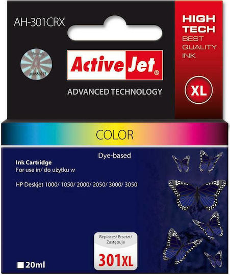 Active Jet Inkjet Printer Compatible Ink HP 301XL CH564EE 460 Pages 21ml Multiple (Color)