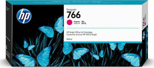 HP 766 Original InkJet Printer Ink Magenta (P2V90A)