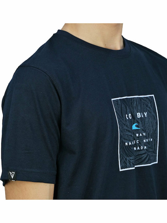 T-shirt Navy Μπλε