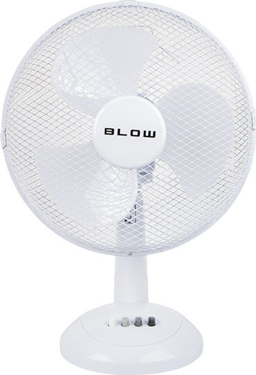 Blow Επιτραπέζιος Ανεμιστήρας 38W Διαμέτρου 30.48cm Λευκός