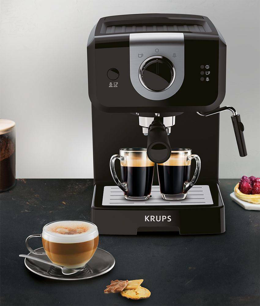 Krups XP3208 Μηχανή Espresso 1140W Πίεσης 15bar Μαύρη Skroutz.gr