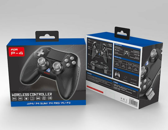 iPega 4008 Ασύρματο Gamepad για PC / PS4 Μαύρο