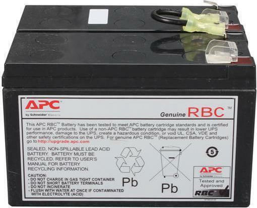 APC Replacement Cartridge 109 UPS Batterie mit Kapazität 9Ah und Spannung 24V 1Stück