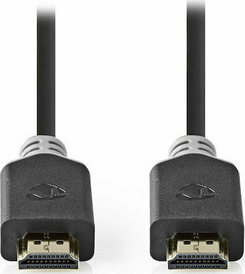 Nedis HDMI 2.0 Premium High Speed 4K 60Hz HDR Cable HDMI male - HDMI male 2m Μαύρο