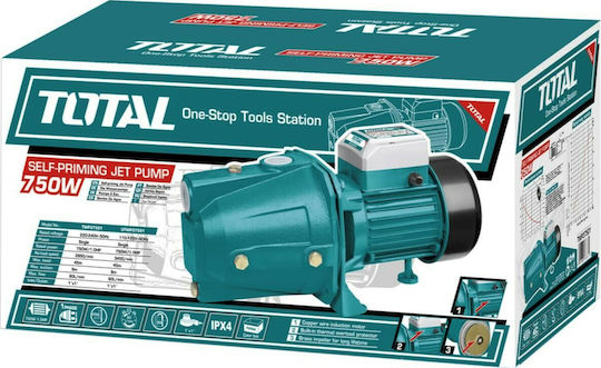 Total Electric Surface Water Pump with Automatic Suction 1hp Single-Phase