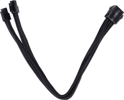 Silverstone 8-Pin EPS - 4 Pin EPS Kabel 0.3m Schwarz (SST-PP07-EPS8B)