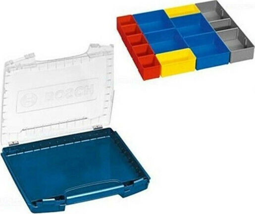 Bosch i-Boxx 53 Werkzeugkoffer-Organisator 12 Positionen mit abnehmbaren Boxen Mehrfarbig 35.7x31.6x5.3cm