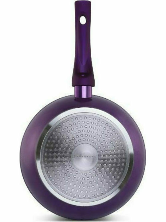 Edenberg Cookware Set of Aluminum with Stone Coating Purple 15pcs