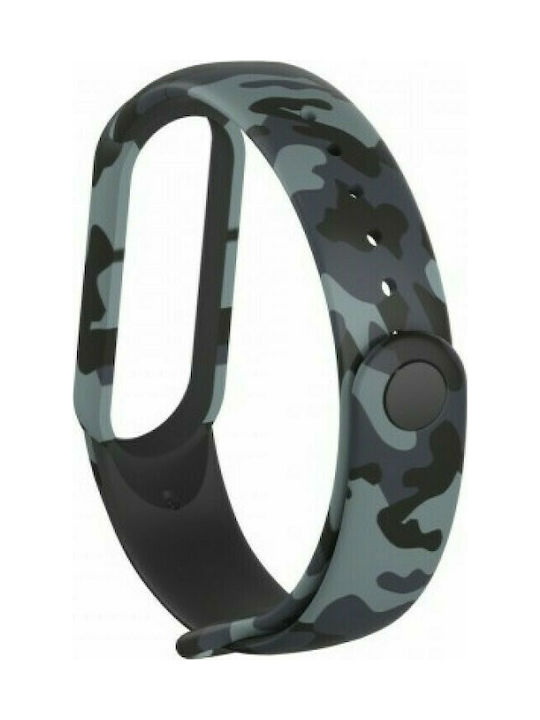 Armband Silikon mit Pin Camouflage (Mi Smart Band 5/Mi Smart Band 6)