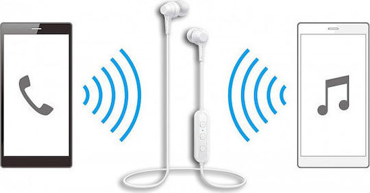 Pioneer C4 In-ear Bluetooth Handsfree Earphones White
