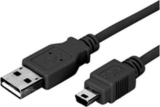 Powertech 1.5m USB 2.0 Cable A-Male to mini B-Male (CAB-U025)