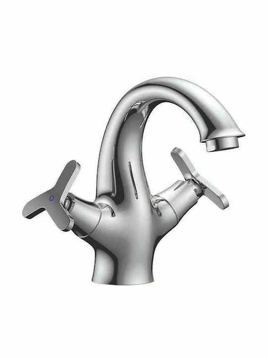 Gloria Modern Sink Faucet Retro Silver