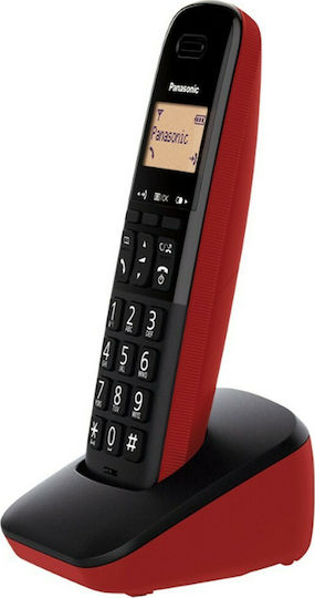 Panasonic KX-TGB610 Безжичен Телефон с Българско Меню Червен