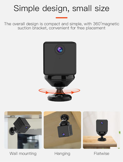 Vstarcam Hidden Camera Vstarcam WiFi 1080p with Memory Card Slot and Motion Detector