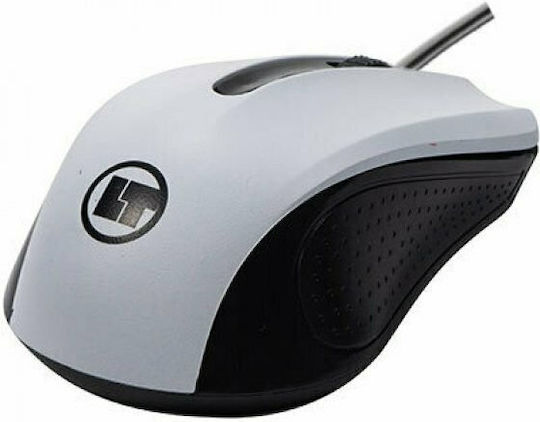 Lamtech LAM021196 Ενσύρματο Ποντίκι Λευκό