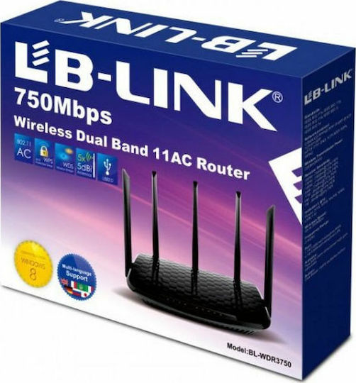 LB-Link BL-WDR3750 Ασύρματο Router Wi‑Fi 5