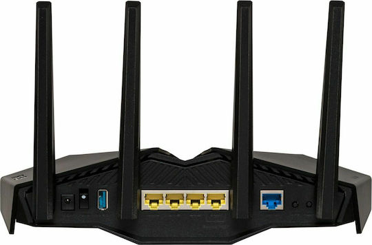 Asus RT-AX82U v1 Безжичен Рутер Wi‑Fi 6 - Wi‑Fi 6 с 4 Порта Gigabit Ethernet