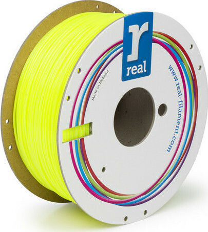 Real Filament Filament Pentru Imprimante 3D PETG 2,85mm Galben Translucid 1kg 1 Bucată Bobină