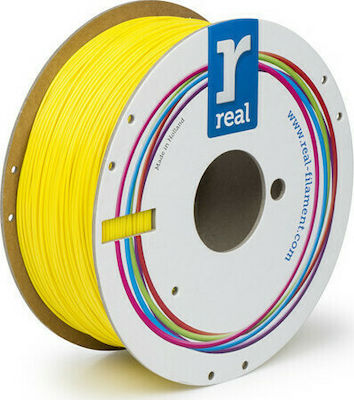 Real Filament PLA 3D Printer Filament 1.75mm Yellow 1kg