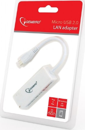 Gembird NIC-MU2-01 Αντάπτορας Δικτύου USB με Ενσύρματη Σύνδεση Ethernet