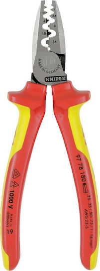 Knipex Crimping Tool Insulated (Length 180mm)